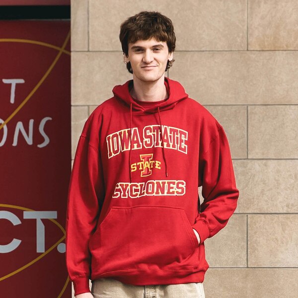 Champion® I-State Cardinal Big and Tall Hooded Sweatshirt